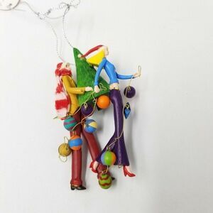 Couple Xmas Tree And Lights Christmas Ornament Collectible Design Design New